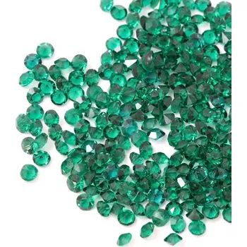 Korálek CZ Chaton ROUND ss11 Emerald (80ks)