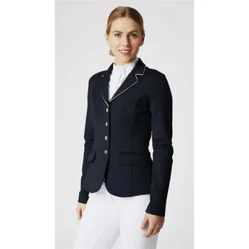 Jezdecké sako Dámské jezdecké sako Horze, s bílým lemem, modré - modré, vel. 42