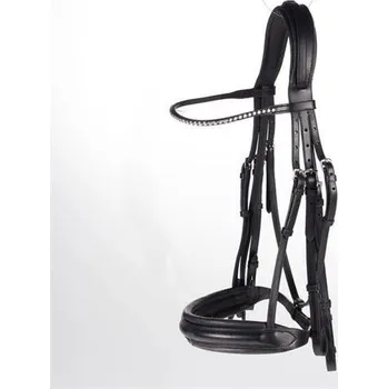 Kožená uzda Horze Vienna, černá - vel. Full