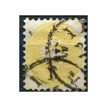 Poštovní známka (1863) MiNr. 30 - O - Rakousko-Uhersko - Znak - dvouhlavá orlice