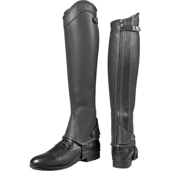 Chapsy Kožené minichapsy Equi-Theme Elite, černé - krátké, vel. S