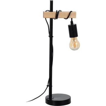Čtecí lampička Stolní lampa v černé a přírodní barvě (výška 52 cm) – Ixia ID_1716626
