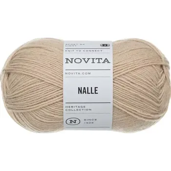 Příze Novita Nalle 622 Písková (Ponožková příze Nalle Sahara)
