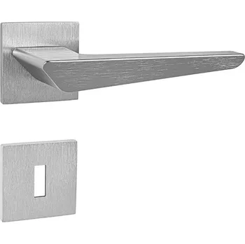 Dveřní kování TI - TIGA - HR 4154Q 5S rozety BBQ, klika/klika OCS - Chrom broušený (96)