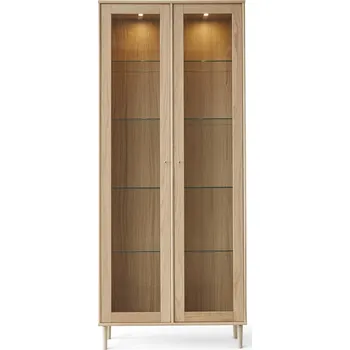 Knihovna Vitrína s osvětlením v dekoru dubu 89x206 cm Mistral - Hammel Furniture ID_1520906