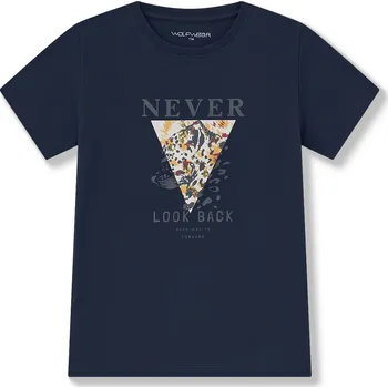 Chlapecké tričko Chlapecké tričko - Wolf S2503, tmavě modrá Barva: Modrá tmavě, Velikost: 164