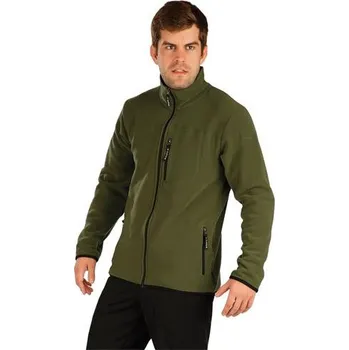 Jezdecká mikina Pánská mikina Litex, khaki zelená - vel. M