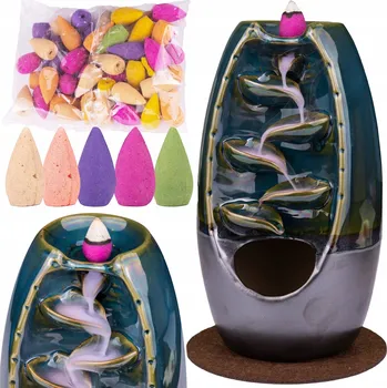 Aroma lampa Aromalampa VODOPÁD Kadidlo BACKFLOW KNOTY OZDOBA DÁREK