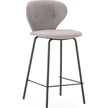 Barová židle Béžové barové židle v sadě 2 ks (výška sedáku 67 cm) Maura – Marckeric ID_1695700