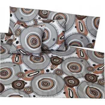 Povlečení BAVLNĚNÉ LOŽNÍ SADA POVLEČENÍ 160X200 OBOUSTRANNÉ POLŠTÁŘE 70X80 100% BAVLNA