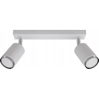 Kovové Stropní Svítidlo , bílé a stříbrné, NÁSTĚNNÝ