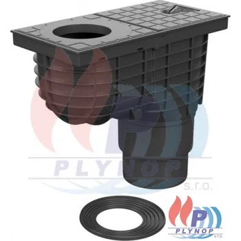 kanalizační vpusť Lapač střešních splavenin (GAJGR) 110/125 spodní, CHUDĚJ - EP-LAPS1 / 325 S