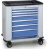 Pojízdný dílenský vozík na nářadí EXPERT 7 zásuvek 1030 x 900 x 530 mm modrý