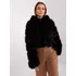AT Moda Krátký prošívaný kožich s kapucí AT-KR-2378.97P černý