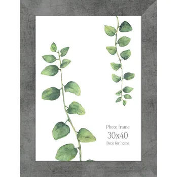Rám na obraz Šedý fotorámeček Styler Lahti, 38 x 48 cm ID_1196000