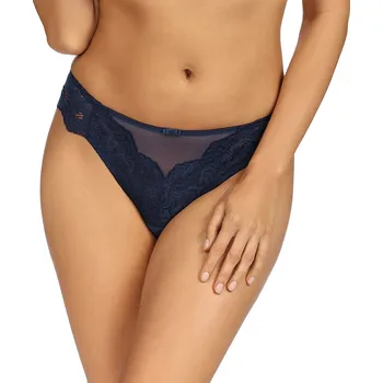 Dámské erotické kalhotky Tanga Ewa Bien Colette C201 modrá XL - s kupónem KUP15 cena 458 Kč + extra diskrétní expedice