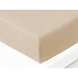 XPOSE® Froté prostěradlo Exclusive - béžové 200x220 cm, Froté + Prodloužená možnost vrácení zboží do 50 dnů