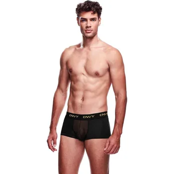 Pánské erotické prádlo Boxerky pánské ENVY Transparent black L/XL - s kupónem KUP15 cena 459 Kč + extra diskrétní expedice