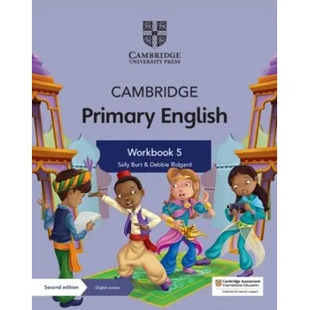 Cizí jazyk Cambridge Primary English Workbook 5 with Digital Access (1 Year) - Burt, Sally; Ridgard, Debbie