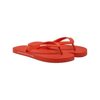 Pánské žabky Diesel Žabky Y03601 PR205 T4033 Červená 42