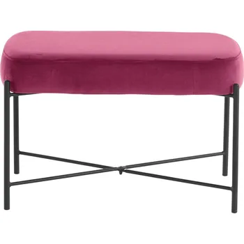 Růžová sametová lavice Berry - Støraa ID_1501258