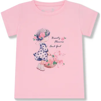 Chlapecké tričko Dívčí tričko - Wolf S2511A, světle růžová Barva: Růžová světlejší, Velikost: 146