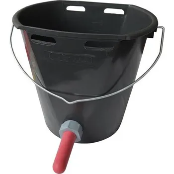 Chov hospodářského zvířete Kbelík pro telata s dudlíkem 8 l, bez držáku