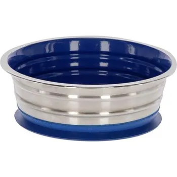 Miska pro psa Nerezová miska Lavor se silikonovou základnou, modrá - 2 850 ml
