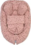 BELISIMA Hnízdo pro miminko Soft s dečkou Rose 85x55 cm