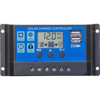 REGULÁTOR NABÍJENÍ PWM 10A 12V/24V