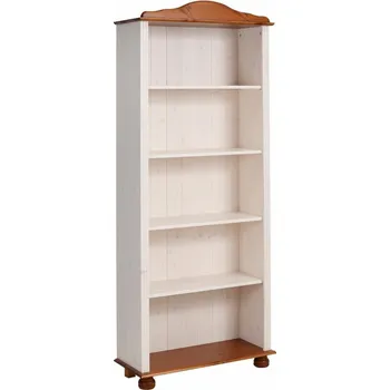 Knihovna Knihovna z borovicového dřeva v bílo-přírodní barvě 70x181 cm Ella – Støraa ID_882378