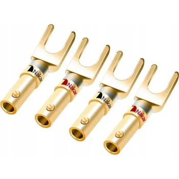 Příslušenství pro čtečku elektronické knihy Vidlicová zástrčka Nakamichi HQ Premium 100% měď, pozlacená 24k zlatem