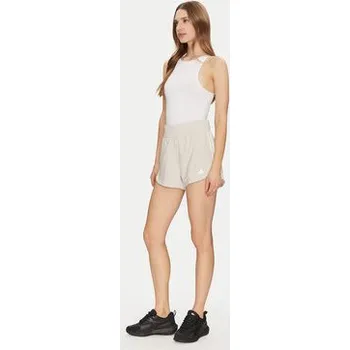 adidas Sportovní kraťasy Pacer Training 3-Stripes JD2295 Béžová Regular Fit XS