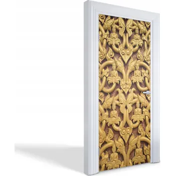 Fototapeta Ozdobná samolepící nálepka na dveře skříně Ornamenty 95x205 cm