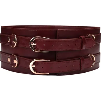 Postroj Liebe Seele Wine Red Waist Cuff vínový M - s kupónem KUP15 cena 1674 Kč + extra diskrétní expedice