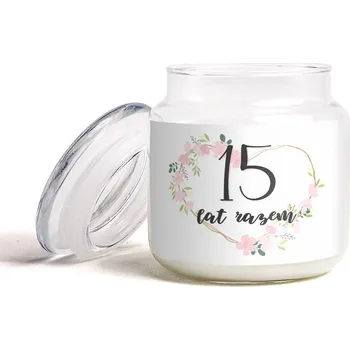 Svíčka Parafínová vonná svíčka Bavlna Prezentonauci 1 ks