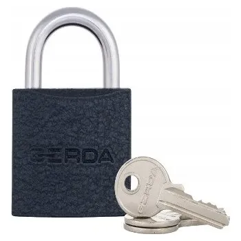 Visací zámek Železná visací zámek s obloukem KZZS 50 mm GERDA