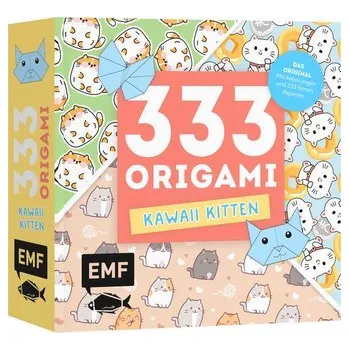 333 Origami - Kawaii Kitten - Niedliche Papiere falten für Katzen-Fans