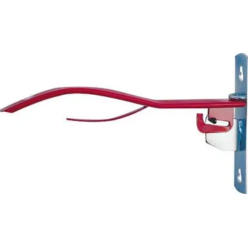 Vybavení pro koně Sklopný držák na sedlo s háčkem, červený