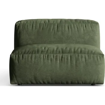 Pohovka Zelený sametový modul pohovky (středový díl) Martina – Micadoni ID_1722990