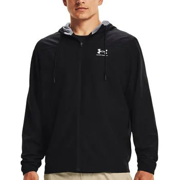 Pánská větrovka Bunda s kapucí Under Armour UA SPORTSTYLE WINDBREAKER-BLK 1361621-003 Velikost XXL