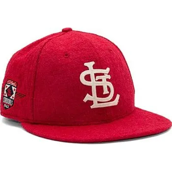 Módní doplněk Kšiltovka New Era 59FIFTY MLB Retro Wooly Cooperstown St. Louis Cardinals Scarlet velikosti fitted caps 7 3/4 (61.5 cm)