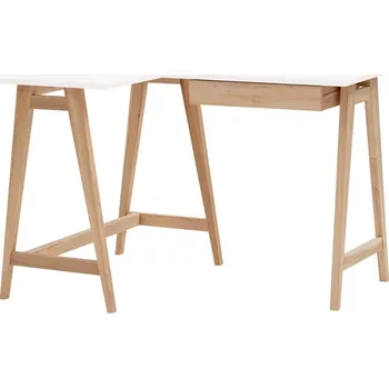 Psací stůl Pracovní stůl s bílou deskou 85x115 cm Luka – Ragaba ID_1471710