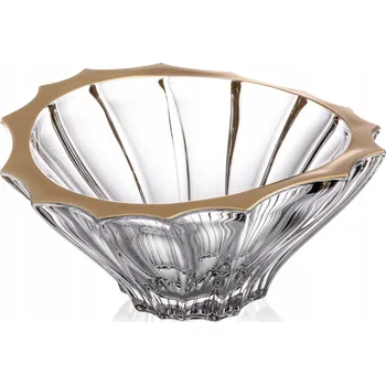 Aurum Plantica mísa 22 cm se zlatým okrajem