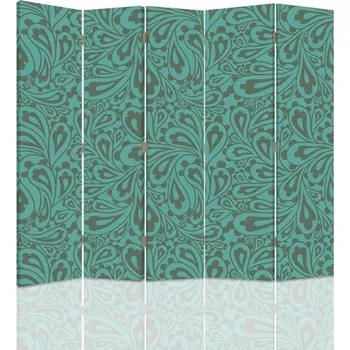 Paraván Paraván Feeby Modrý 5-křídlový Oboustranný 180 x 170 cm