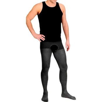 Pánské erotické prádlo Punčocháče s otvorem PÁNSKÉ černé vel. 198 - s kupónem KUP15 cena 49 Kč + extra diskrétní expedice