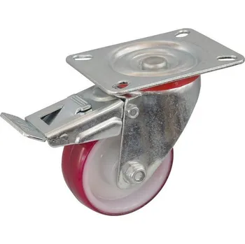 Pojezdové kolečko OTOČNÁ KOLEČKA S BRZDOU fi 80 mm 100 kg pro vozík