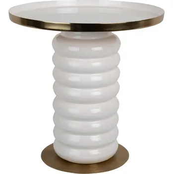 Konferenční stolek Kovový kulatý odkládací stolek ø 41 cm Ruby – Leitmotiv ID_1697760