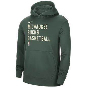 Pánská mikina Mikina s kapucí Nike NBA Milwaukee Bucks hoody fb3685-323 Velikost L