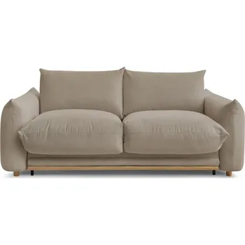 Pohovka Béžová rozkládací pohovka 214 cm Ernest – Bobochic Paris ID_1713366